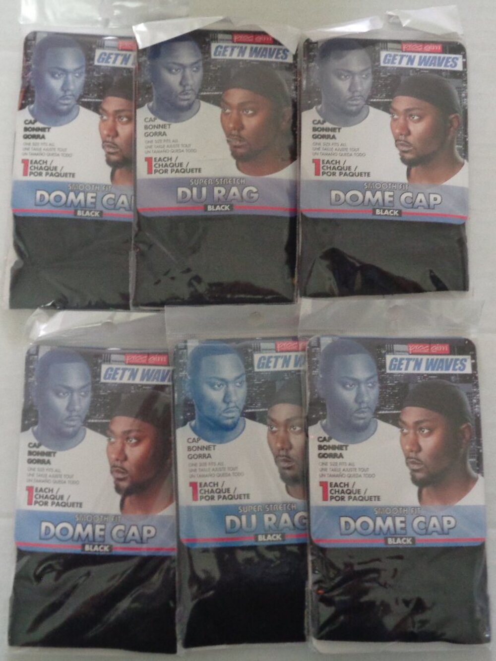 Dome Cap and Du Rag Lot - Lot of 6